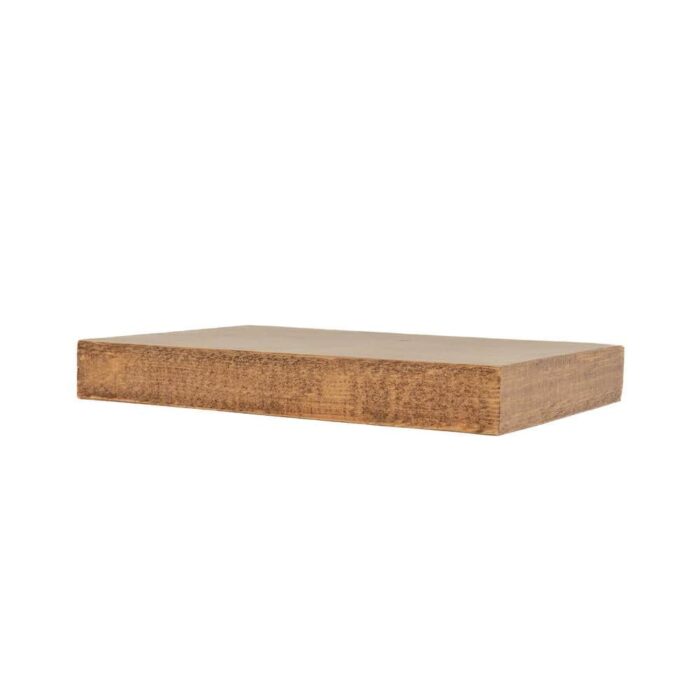 48 in. W x 12 in. D White Pine (aged oak Finish) Wood Kitchen Decorative Wall Shelf